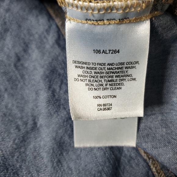 Columbia Womens Denim Jacket Size L Blue Utility Y2K Workwear Outerwear Normcore - Picture 14 of 14